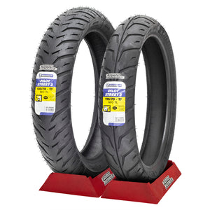 LLantas Michelin 130/70 Y 110/70 Pilot Street 2 Pulsar Fz